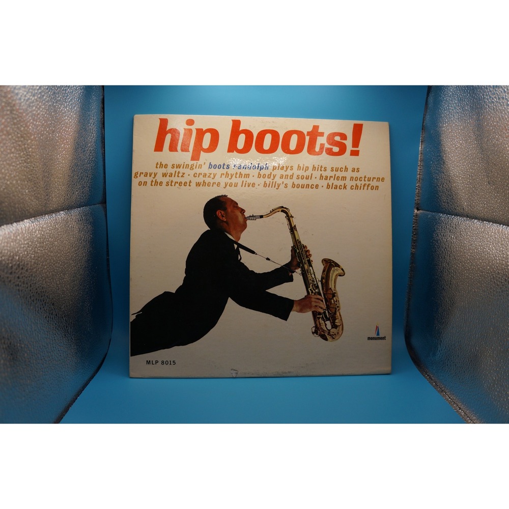 Boots Randolph Hip Boots! Vinyl LP Monument MLP 8015 Jazz Saxophone Record